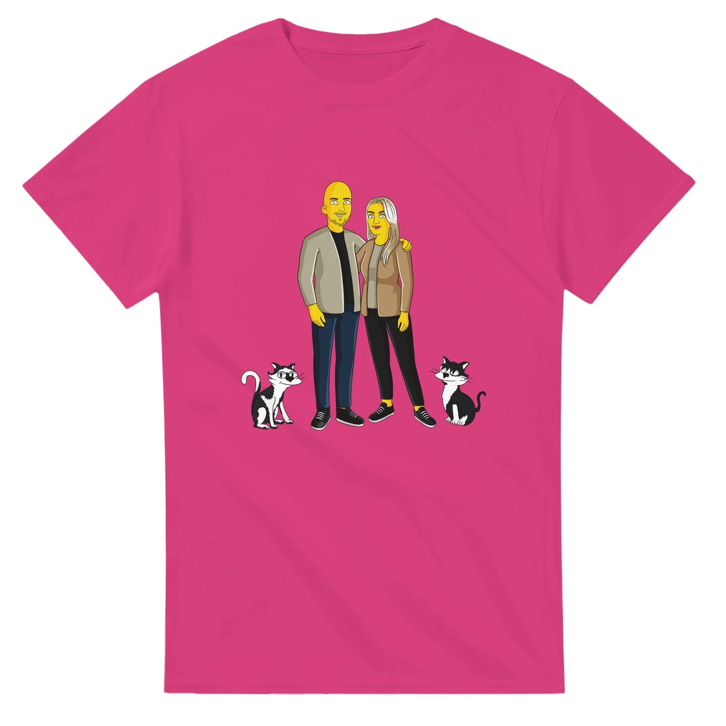 Heavyweight Unisex Crewneck T-shirt | Gildan® 5000 | Turn Me Cartoons