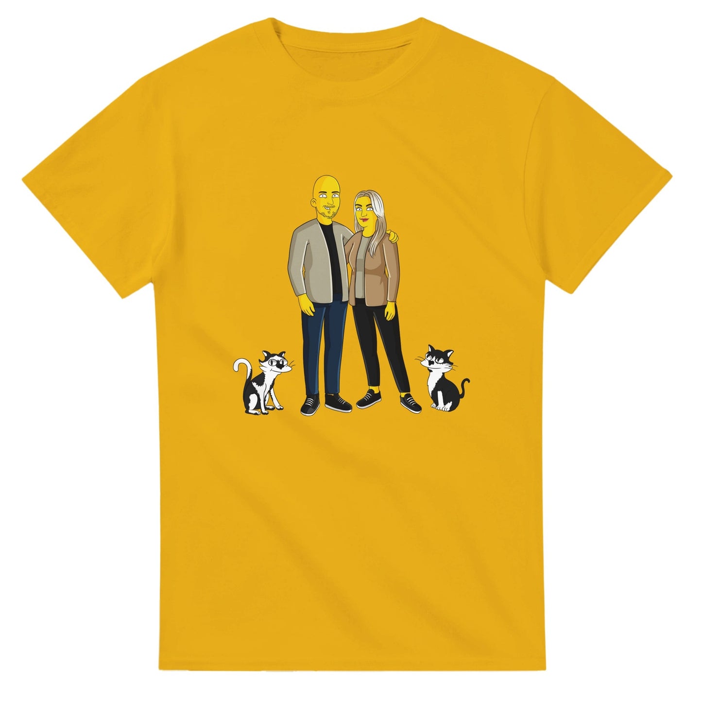 Heavyweight Unisex Crewneck T-shirt | Gildan® 5000 | Turn Me Cartoons
