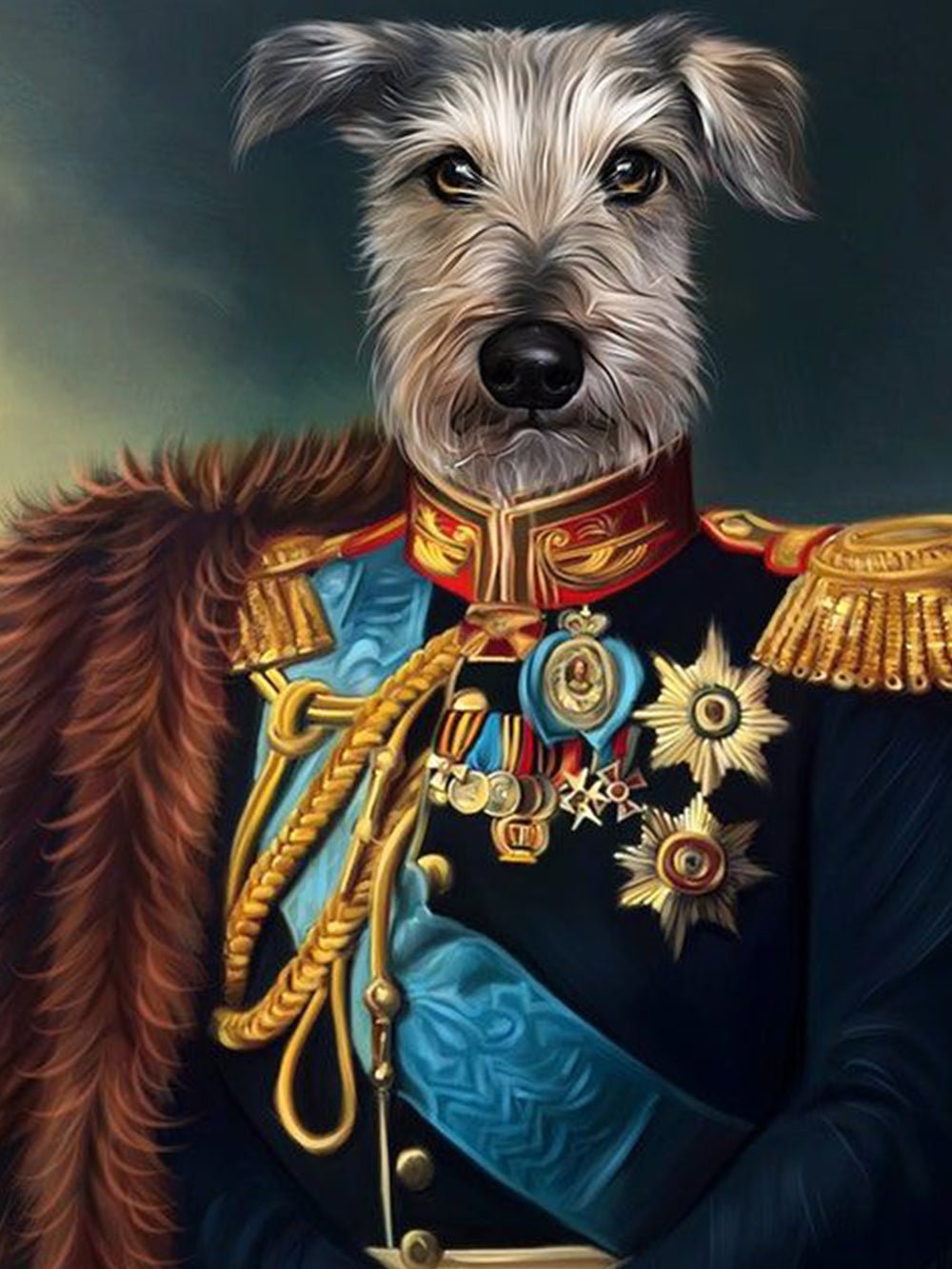 Alexander Suvorov Custom Pet Portrait, Royal Pet Portrait | Turn Me Cartoons