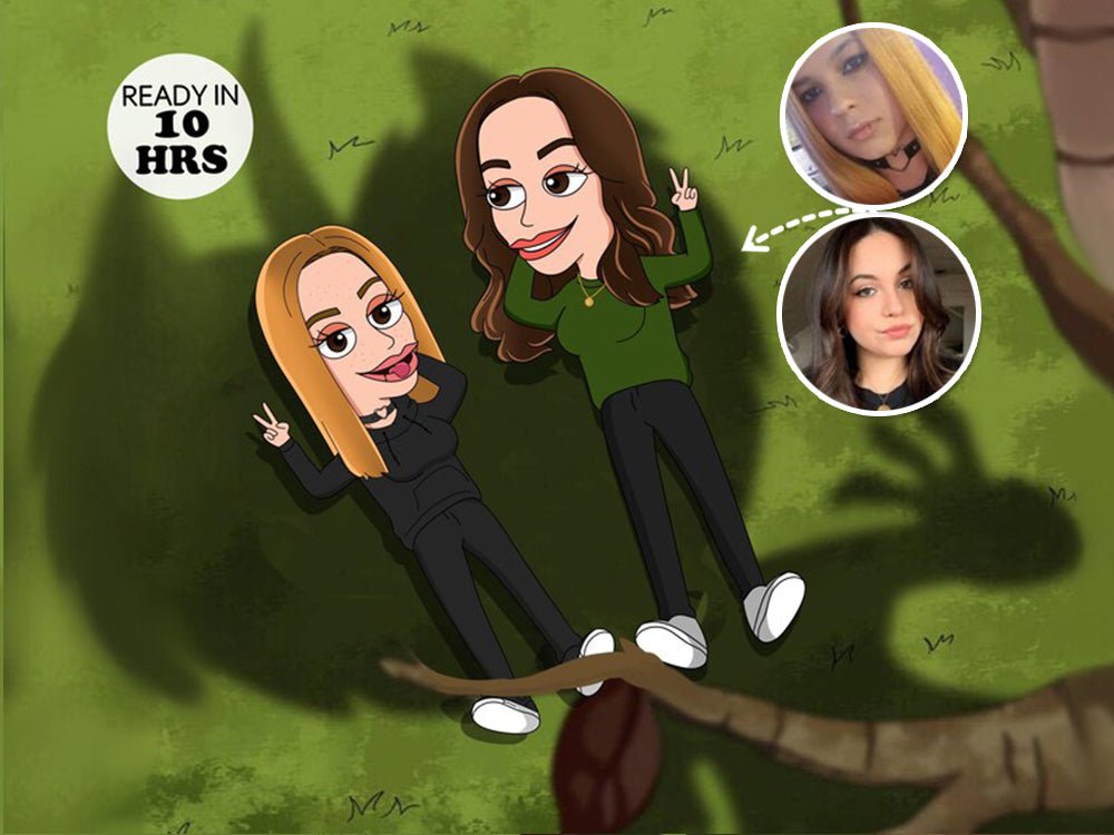 Big Mouth Custom Portrait, Turn Yourself into Big Mouth Cartoon | Turn Me Cartoons