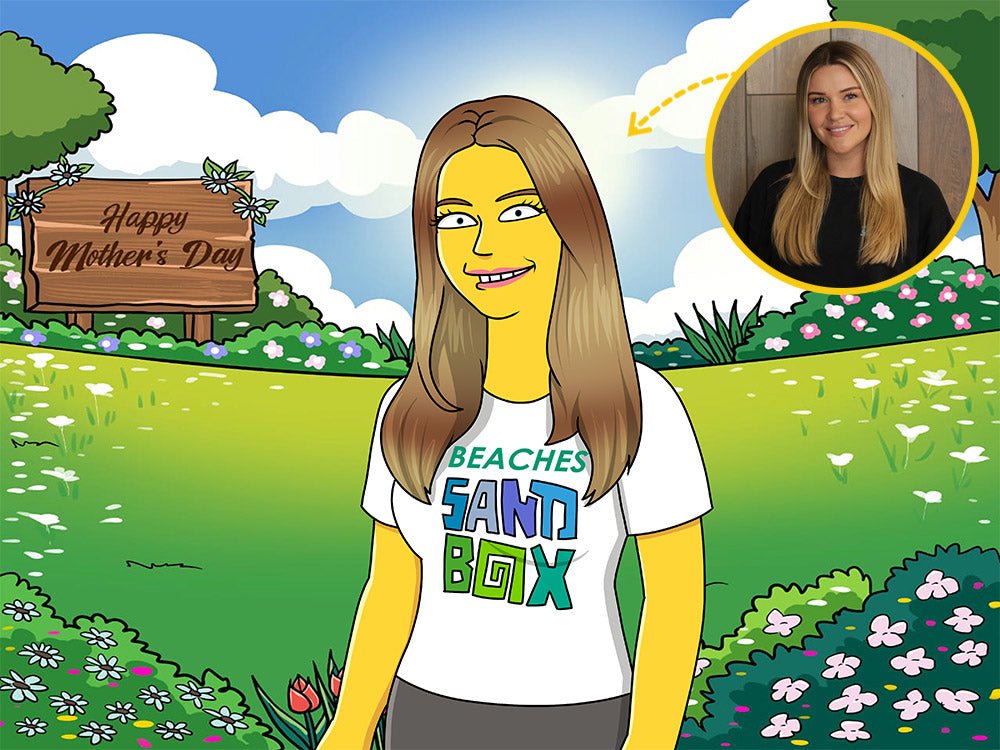 Custom Simpsons Portrait, Simpsons Family Portrait | Turn Me Cartoons