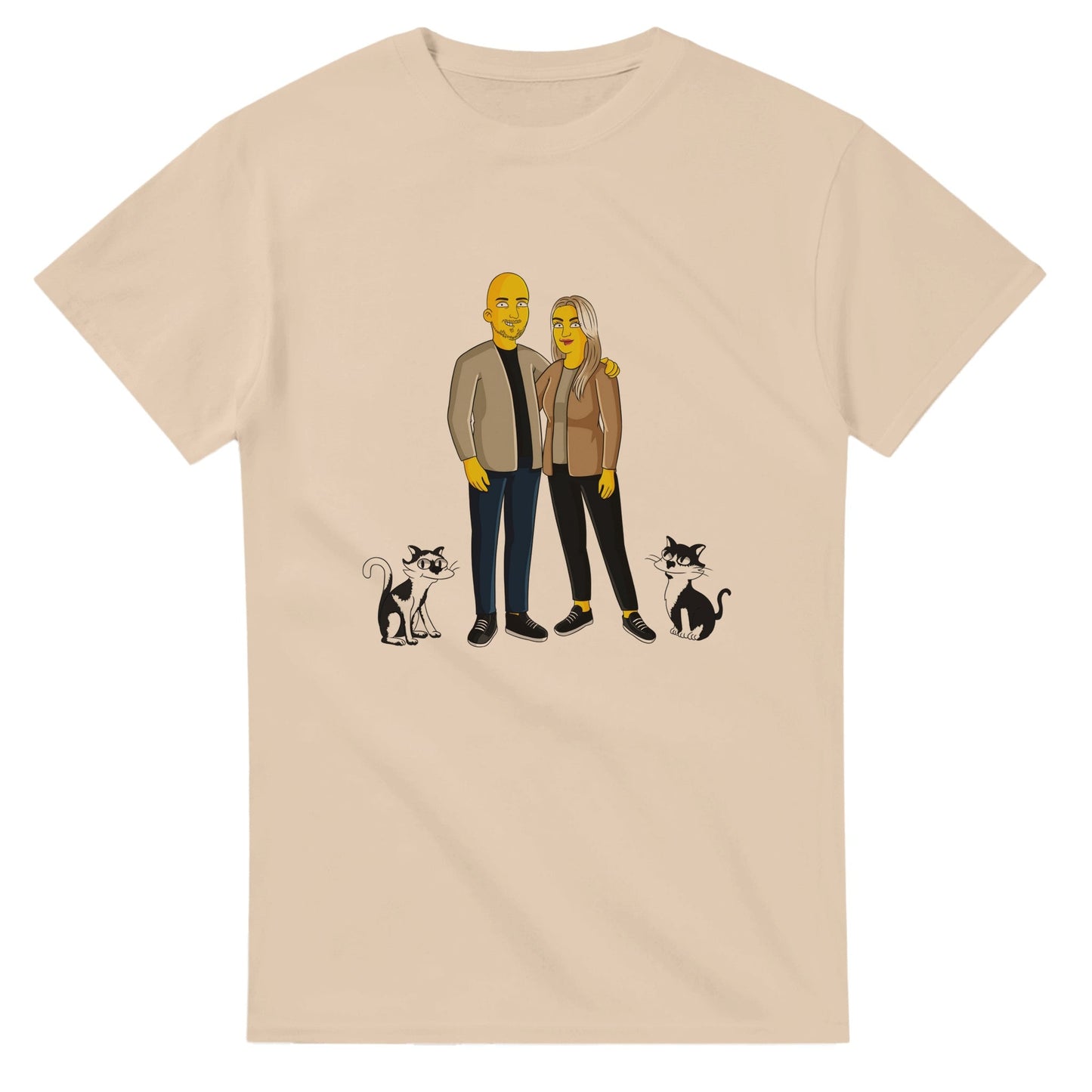 Heavyweight Unisex Crewneck T-shirt | Gildan® 5000 | Turn Me Cartoons