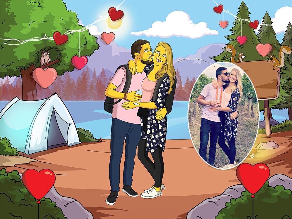 Custom Simpsons Portrait, Simpsons Family Portrait | Turn Me Cartoons