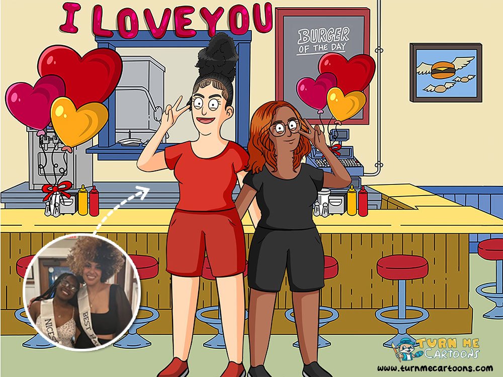 Bobs Burger Portrait, Bobs Burgers Family Portrait | Turn Me Cartoons