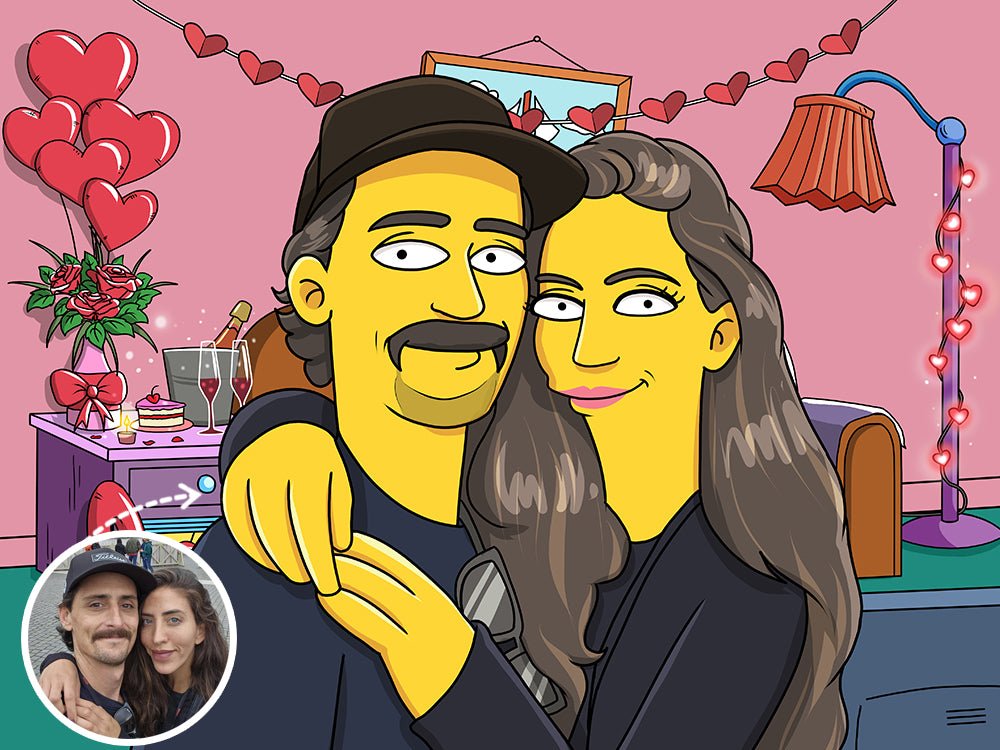 Custom Simpsons Portrait, Simpsons Family Portrait | Turn Me Cartoons