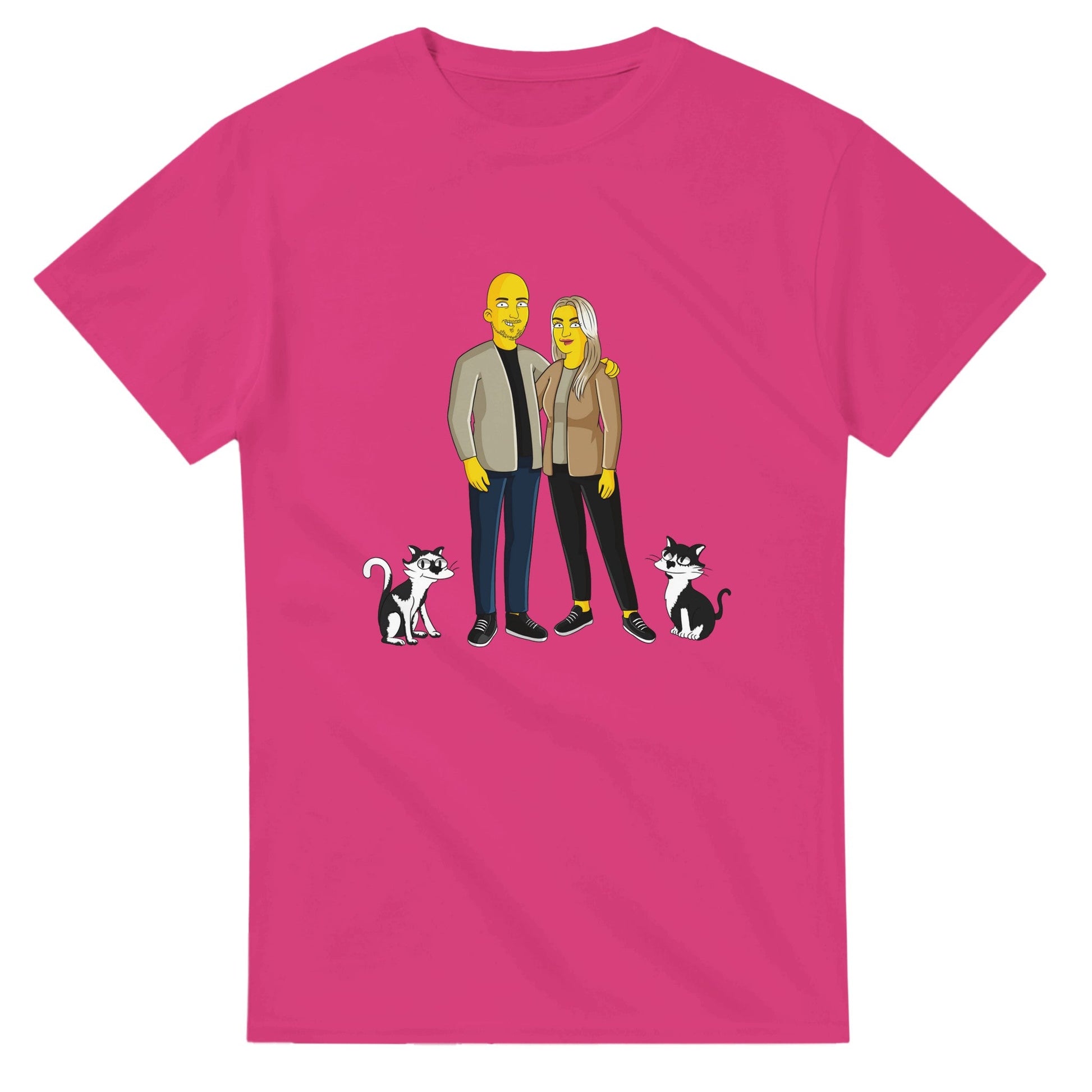 Heavyweight Unisex Crewneck T-shirt | Gildan® 5000 | Turn Me Cartoons