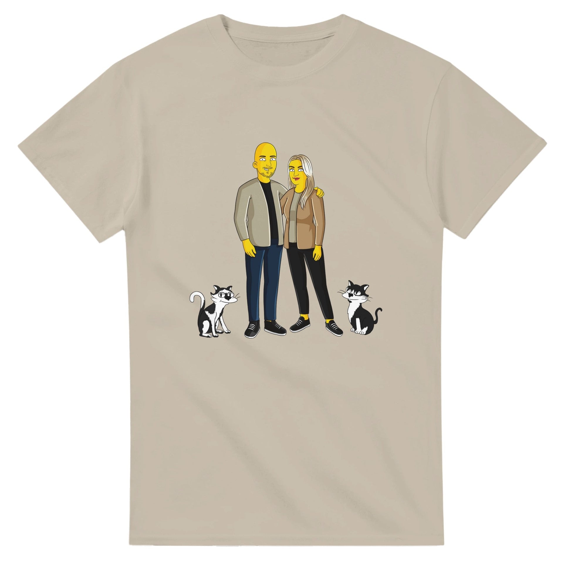 Heavyweight Unisex Crewneck T-shirt | Gildan® 5000 | Turn Me Cartoons