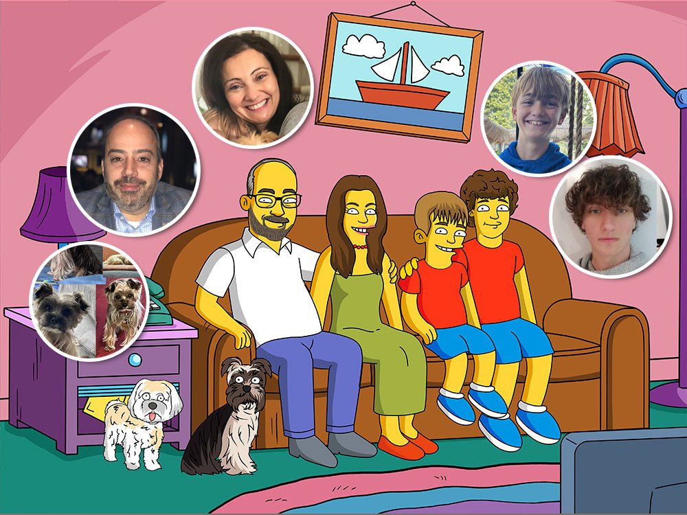 Simpsons Family Portrait