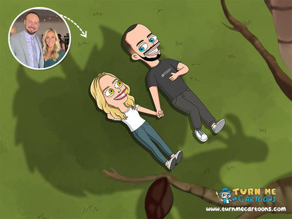 Big Mouth Custom Portrait, Turn Yourself into Big Mouth Cartoon | Turn Me Cartoons