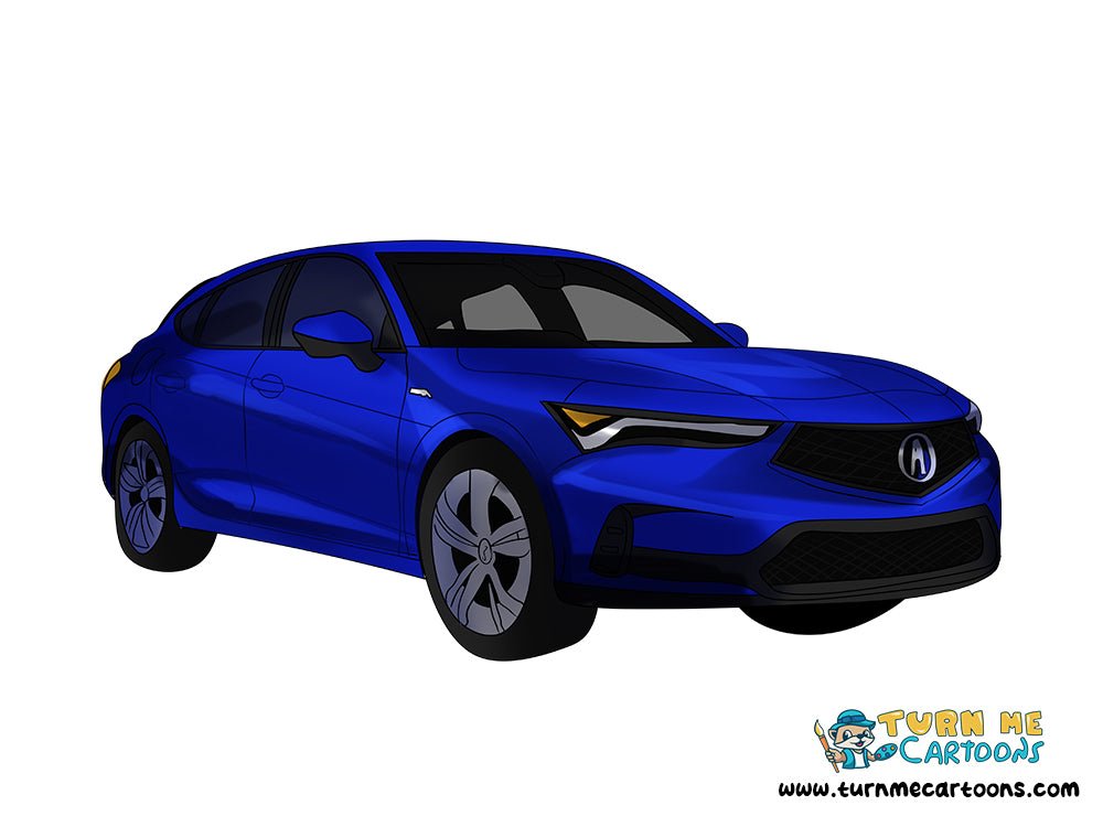 Car Cartoon Vector Art, Carros, Personalized Car Portrait | Turn Me Cartoons