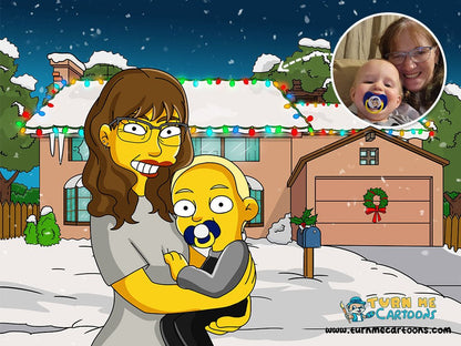 Custom Simpsons Portrait, Simpsons Family Portrait | Turn Me Cartoons