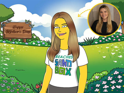 Custom Simpsons Portrait, Simpsons Family Portrait | Turn Me Cartoons