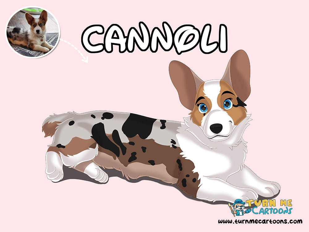 Custom Pet Portrait, Personalized Pet Portrait Services | Turn Me Cartoons