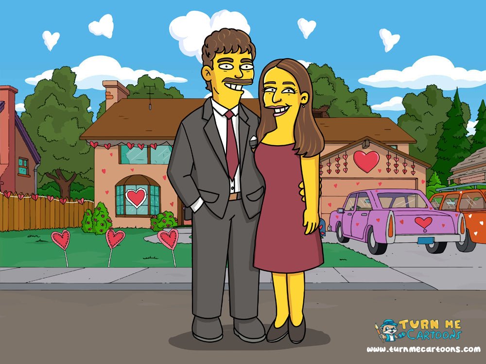 Custom Simpsons Portrait, Simpsons Family Portrait | Turn Me Cartoons