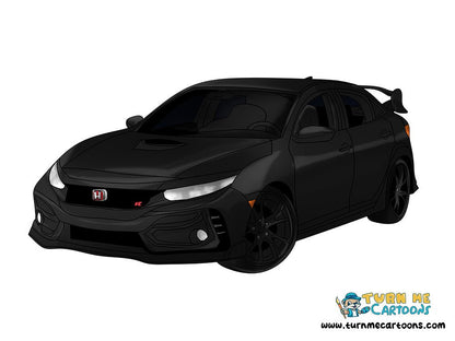 Car Cartoon Vector Art, Carros, Personalized Car Portrait | Turn Me Cartoons