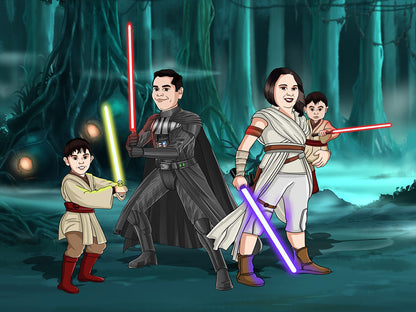 Make Me Jedi, Custom Jedi Portrait