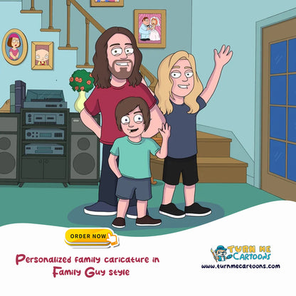 Custom Cartoon Style, Customize cartoons in your preferred style | Turn Me Cartoons