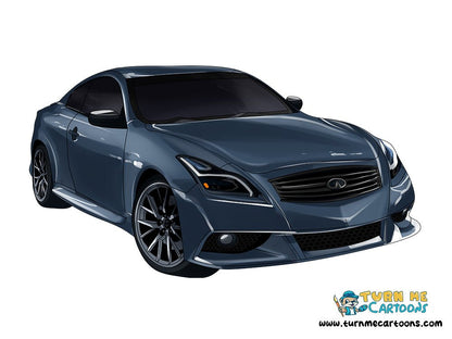 Car Cartoon Vector Art, Carros, Personalized Car Portrait | Turn Me Cartoons