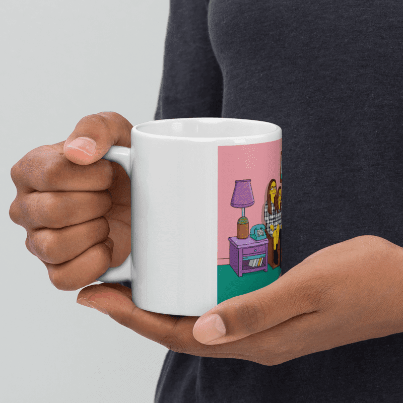 11oz Ceramic Mug | Turn Me Cartoons