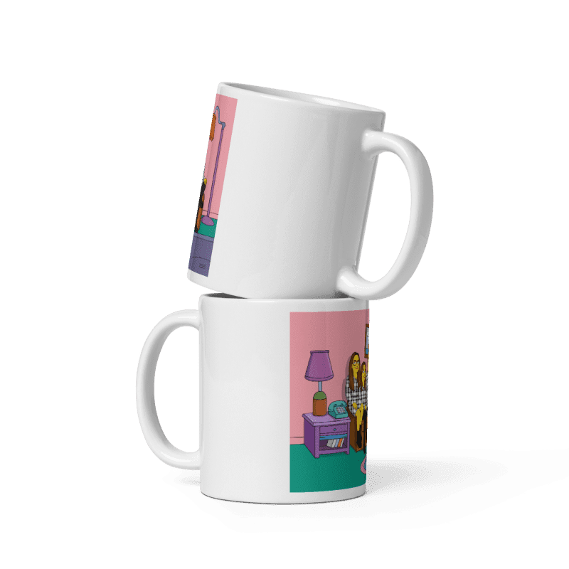 11oz Ceramic Mug | Turn Me Cartoons