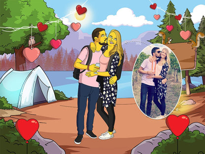 Custom Simpsons Portrait, Simpsons Family Portrait | Turn Me Cartoons